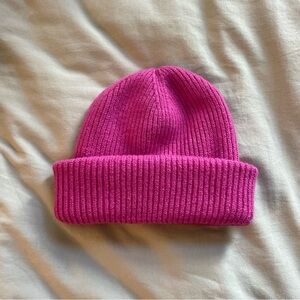 Mara Hoffman Jacq Wool Beanie Pink OS